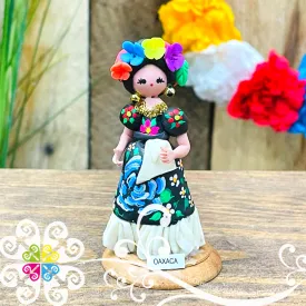 20- Oaxaca Little Doll Figurine - Fondant Doll