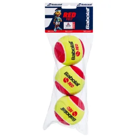 Babolat 501036 Red Felt Ball x3