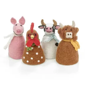 Barnyard Friends Easter Egg Cosies by Felt So Good