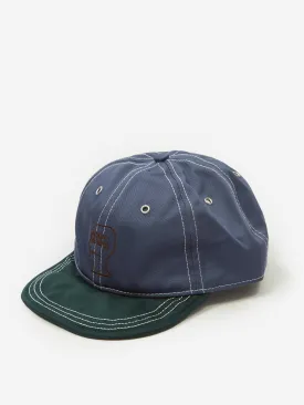 Brain Dead Wire Brim 6 Panel Hat - Slate Blue