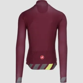 Castelli Men's Pisa Mid Limited Edition Jersey, Bordeaux/Gunmetal Gray/Chartreuse