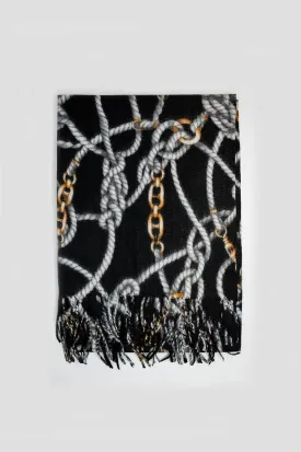 Chain Print Scarf