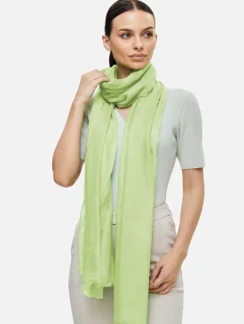 Featherlight Sprout Cashmere Scarf