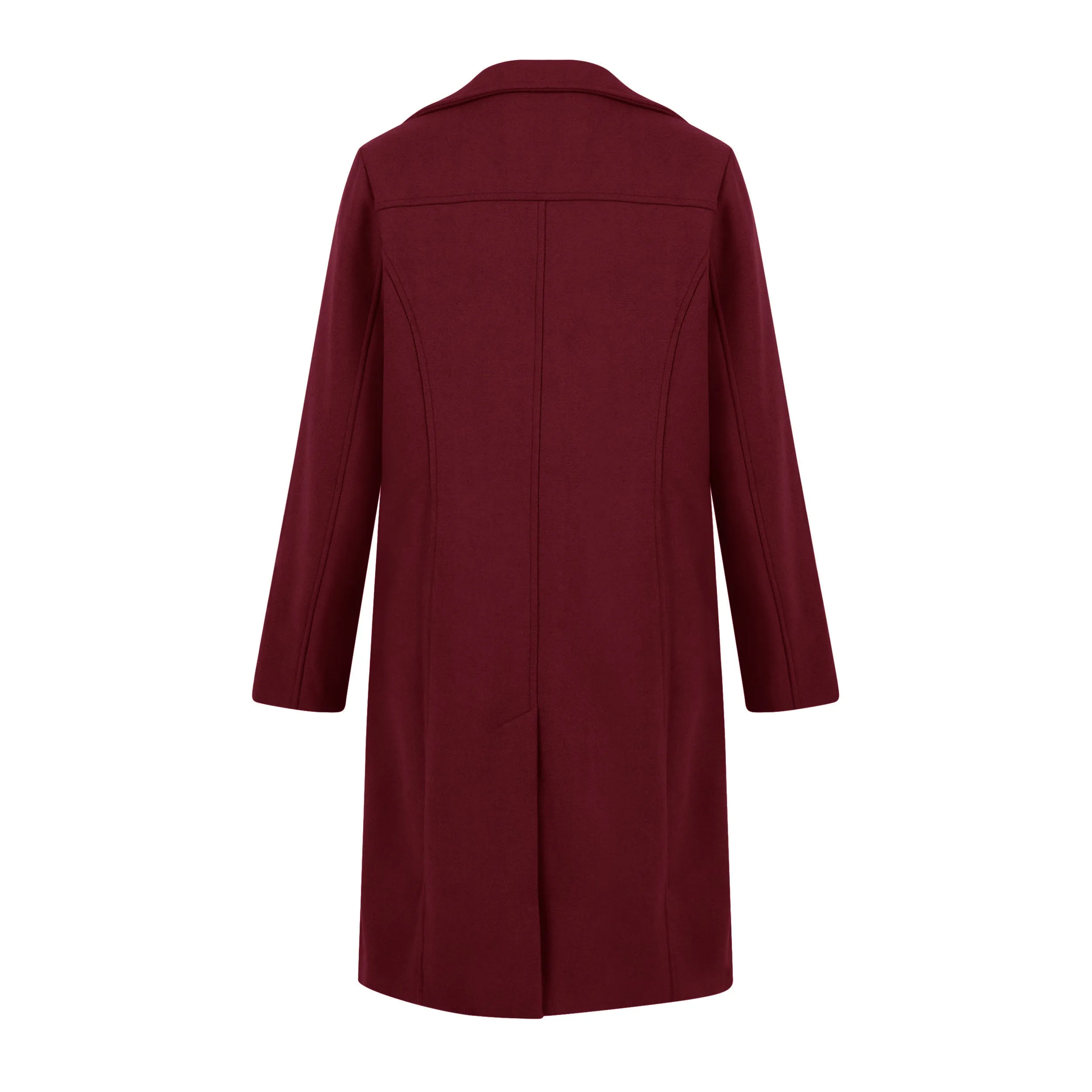 Haute Edition Women's 3/4 Length Belted Robe Pea Coat