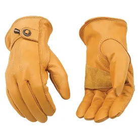 Kinco Premium Gain Cowhide Driver Gloves with Pull-Strap