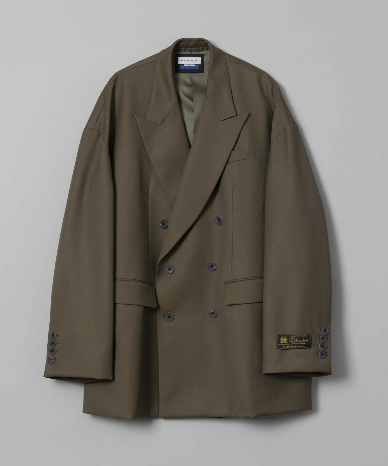 Prime-Over Schonherr Peaked Lapel Double Tailored Jacket