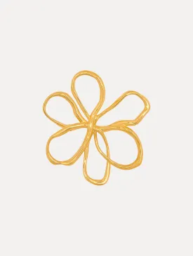 Threaded Flower Brooch