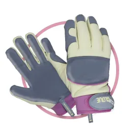 Treadstone ClipGlove Purple Leather Palm Gloves - Small