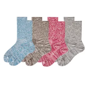 Women's Touch Wear Everyday Comfy crew socks 4-packs