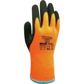 Wonder Grip WG-380 Thermo, Double Latex Palm Cold Weather Work Gloves, Dozen (12 pairs)