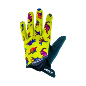 Youth Gloves - Hi Viz Dinosaurs